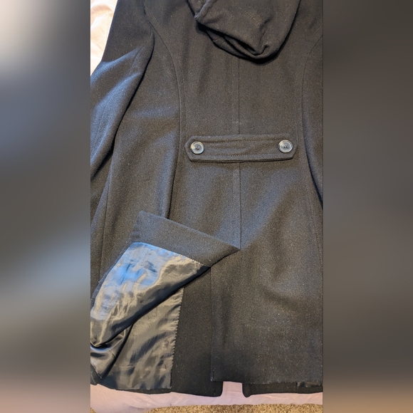 St. John's Bay Wool Lined Hooded Coat - Picture 2 of 8